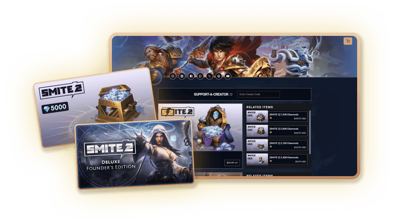 SMITE Store Example