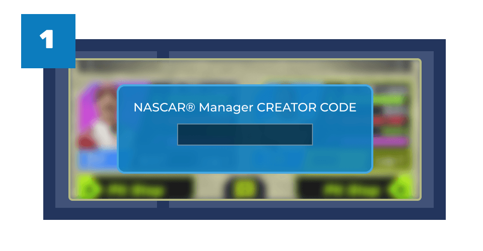 Nascar Manager  Step 1