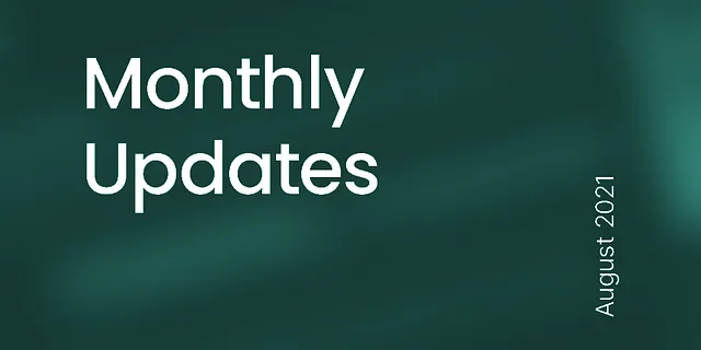 Nexus Updates for August, 2021