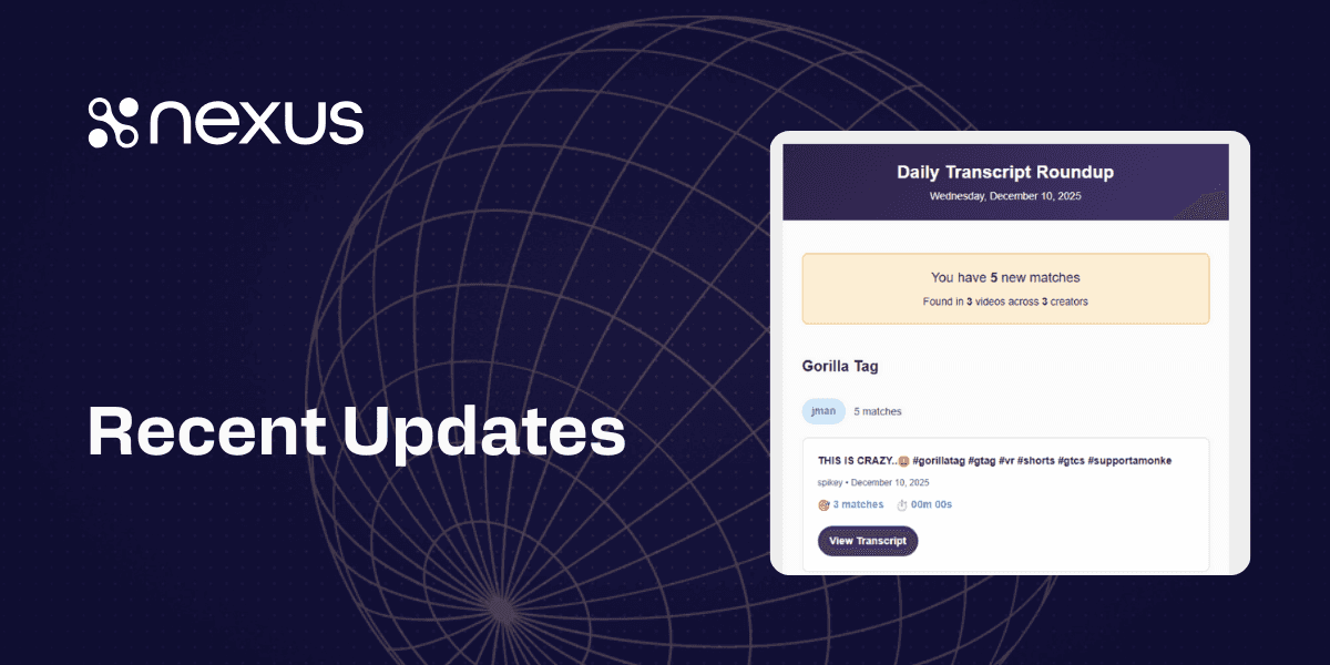 Platform Update: Improvements to Content Insights, Discord Bot, and Lots More