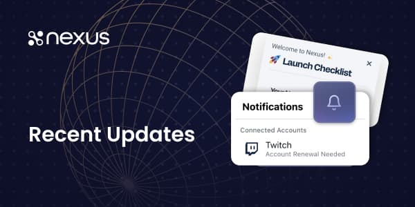 Platform Update: Streamlined Onboarding Experience, Notification System and Increased API Flexibility