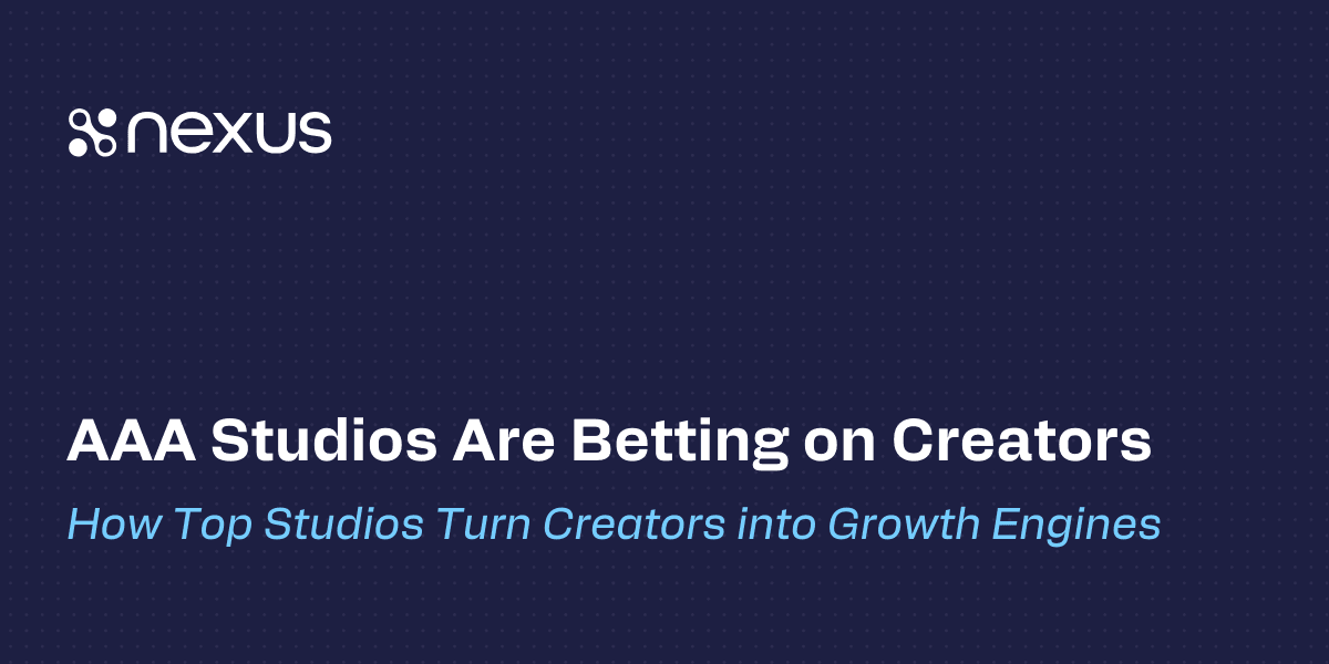 AAA Studios Winning with Creator Programs