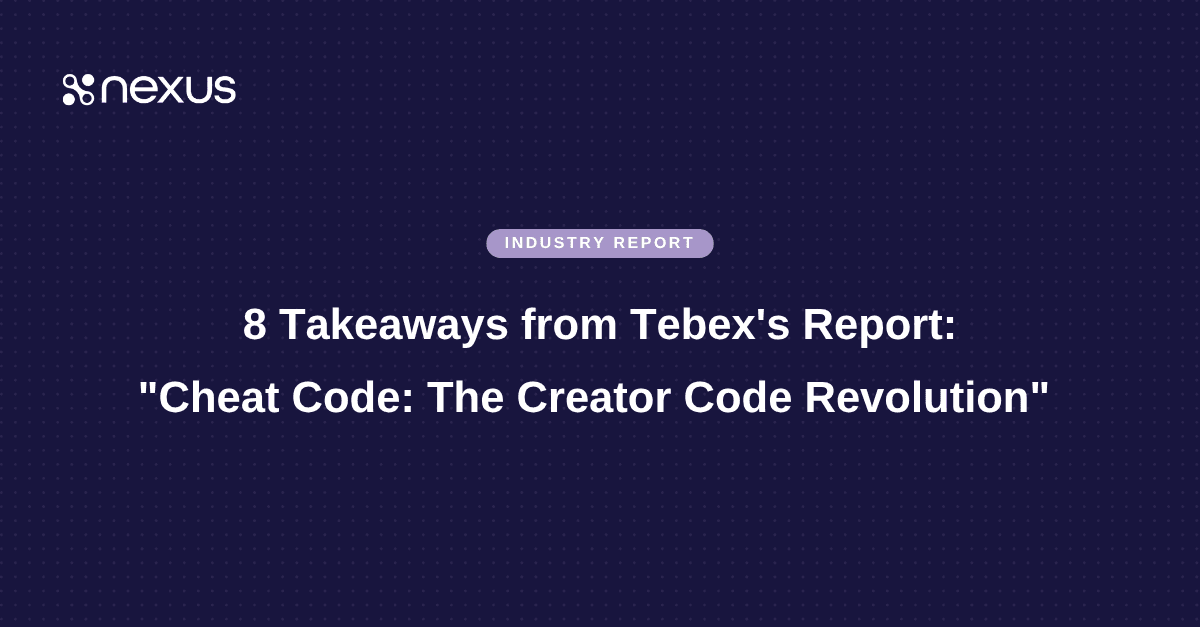 8 Takeaways from Tebex's Creator Code Revolution Report