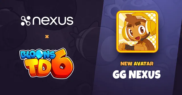 Nexus x Bloons TD 6 — Exclusive In-Game Avatar for Supporters of Content Creators
