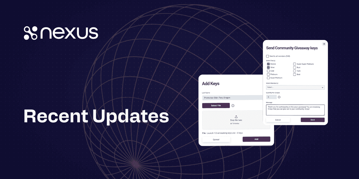 Platform Updates: Creator Key Distribution & Content Creator Analytics  