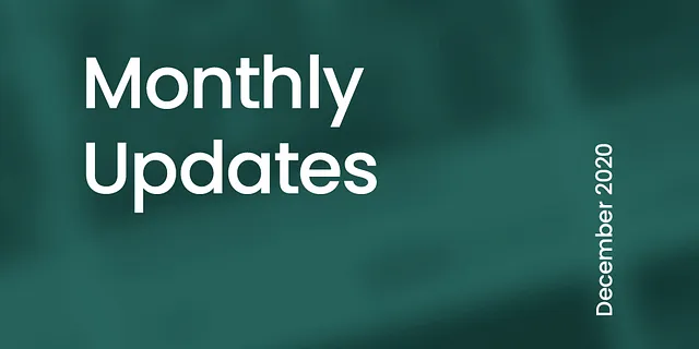 Nexus Updates for December, 2020