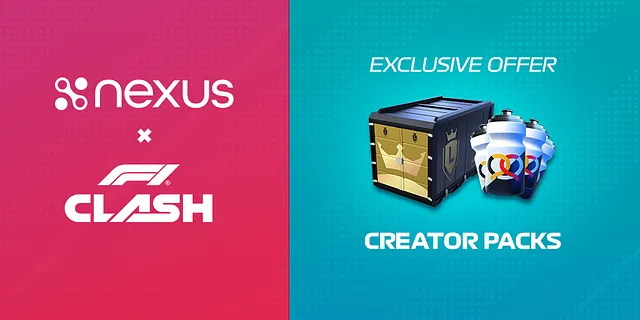 Nexus x Hutch — Exclusive Creator Championship Offers in F1® Clash