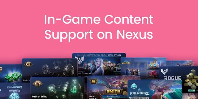 Support for In-Game Content on Nexus