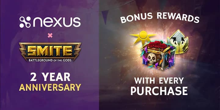Nexus x SMITE — 2-Year Partnership Anniversary Celebration