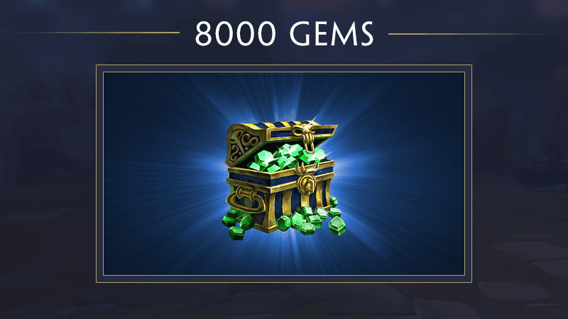 8000 Gems